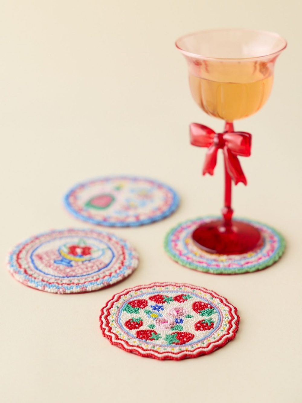 For Love & Lemons x Urban Outfitters Exclusive Beaded Coaster Set - sold out